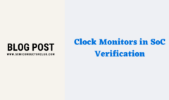 Clock Monitors in SoC Verification